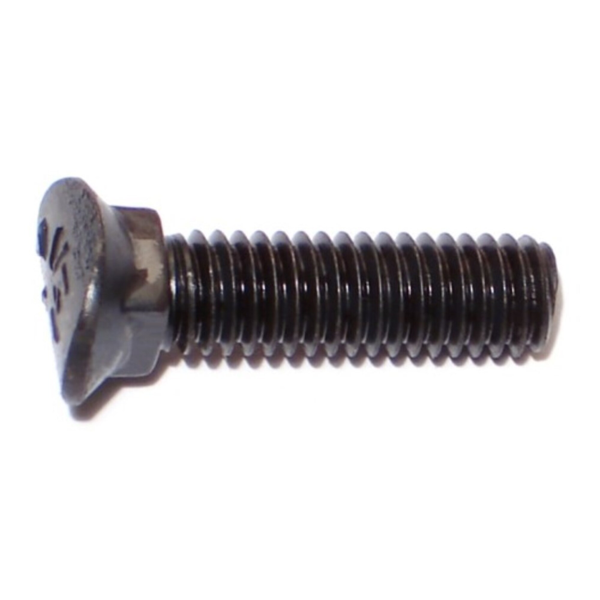 Midwest Fastener Elliptical Plow Bolts - 3/8in.-16 x 1 1/2in., Grade 5 Steel, Coarse Thread, 100 Pcs, Model# 01251